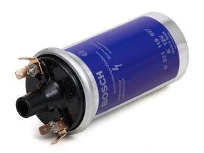 Ignition coil 12-V. Porsche 356 1600/S/S90 / 912 - 61660210900, 0221119027, 043905115c, 92860250200