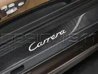 Garnitures de bas de caisse en carbone avec logo. Porsche 991 (911) Carrera >>2013 - 99104480020, 99104480021, 99104480022, 99104480023