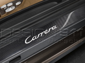 Embellecedores de estribos laterales en carbono con logotipo. Porsche 991 (911) Carrera >>2013 - 99104480020, 99104480021, 99104480022, 99104480023