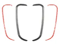 Kühlerkanal Gurney Flap Kohlefaser. Porsche 992 GT3