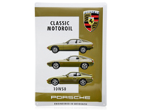 Metallplatte – Porsche Classic Motoröl 10W50 - PCG04301050