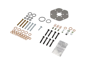 Fuel distributor head gasket set. Porsche 911 SC - 911110971X, 911110971 X, 91111097100, 026 TX2 022