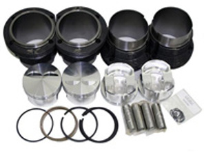 Forged JE piston and liner kit 105mm, 24mm pin. Porsche 914/ VW Type 4 - VW105T4JE