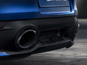 Uitlaatpijpen, in zwart. Porsche 992 (911) Carrera / Targa - 992044206