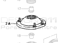 Supporting Mount. Porsche 964 RS