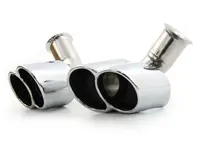 DesignTek Exhaust tail pipes 4 Tube Design for Porsche 996 C2 / C4 - 99611125154, 99611125161, 99611125254, 99611125255, 99611105402, 99611105404, 99611105403, 99611105302, 99611105304, 99611105303, 99611198100, 99611198200, 99611198102, 99611198202