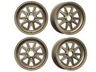 Set di cerchi in lega Outlaw52 001 da 16" in bronzo opaco. Porsche 911 - 001BB-67053+23, 001BB-68053+10