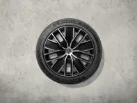 21' Macan design summer wheel-and-tyre set, high gloss black. Porsche Macan-e - 95C044660D