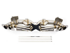 Sportschakelbare X-Pipe-uitlaat voor Porsche 992 Carrera en Turbo - 992251052A, 992298019, 992251053A, 992298019A, 992251055, 992298019B, 992251057B, 992298019C