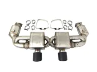 Escape deportivo VALVETRONIC Porsche 991.2 Carrera con tubo de escape de fibra de carbono - DesignTek - 3606009103, 9P1251053A, 9P1251053C