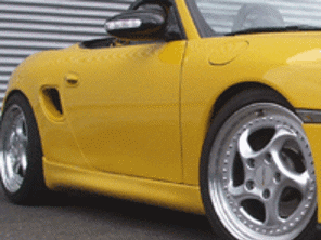 Rivestimento sottoporta/gonna Tipo I. Porsche 986 Boxster - 98655998300G2X, 98655998400G2X, 98655998300, 98655998400