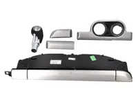 Interieurpaket in gebürstetem Aluminium für PDK-Fahrzeuge. Porsche 991 / 981 Boxster / 981 Cayman - 99104480045, 99104480046