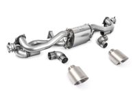 Milltek sports exhaust from gpf backwards and titanium trims. Porsche 718 Cayman GT4 4.0ltr / Boxster GTS 4.0ltr