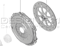 Clutch Kit. Porsche 991.1 C2/C4 - 99111691310, 3000970056, 9G111691300, 9G111691301, 9G111691302, 9G111691303, 9G111691304, 99111691310, 99111691311