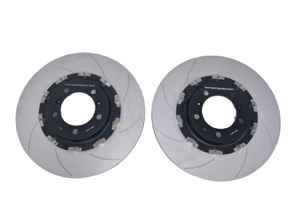 Zwevende remschijvenset, gesleufd VOOR. Porsche 991 GT3 / 981 GT4 / 718 GT4 / 718 Spyder - 98135140581, 98135140681, 98135140580, 98135140680, 99135140581, 99135140681 - 9M9GT615301N