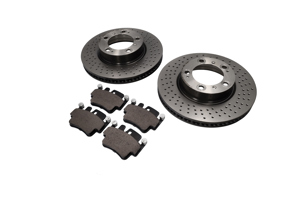FRONT Brake Pads and Brake Disc Package. Porsche 996 1997-04 - 99635140501, 99635140601