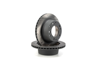 Brake disc rotor Rear. Porsche 911 / 930 (OE Part No 90135204114) Slotted pair - 285195C, 90135204114SL, 90135204114