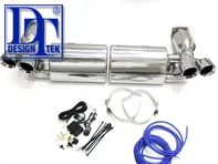 保时捷 997 Turbo VALVETRONIC 运动排气系统，配备 200 个 SPORTS CELL CATS -DesignTek - 55-PS107V, 126195-01, 99711102680