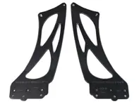 Monoblock wing risers. Porsche 981/718 Cayman GT4 2015>> - 9GT827465D, 9GT827466D, 98151268180, 98151268280, 98151268181, 98151268281