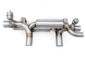 Posteriore scarico sportivo con valvole Porsche 991.2 - P0.009.C01, 9P1254400, 9P1254400X, 9P1254450, 9P1254450X, 9P1254450A, 9P1254450AX, 9P1254400A, 9P1254400AX