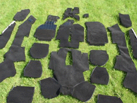 Interior floor carpet set. Porsche 964 1989-94