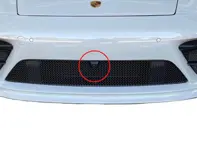 Grille centrale de pare-chocs avant en acier inoxydable ZunSport. Porsche 992 Carrera (Pack Design Sport) FDC - ZPR79719, ZPR79719B, ZPR79719, ZPR79719B