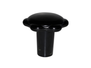 Knop voor verwarmingsregeling, zwart. Porsche 356 A / 356 B - 69542479100, 1688000100 - 1688000100