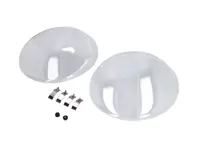 Headlamp lens cover set with holder. Porsche 911 / 964 - 91163192702, 91163192701, 91163192703, 91163192700, 91163111200, 91163111100, 91163111101