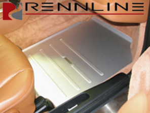 Tapis de piste Rennline. Côté passager. Porsche 996 / 997 / Boxster / Cayman - TM08