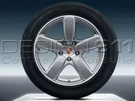 21' Cayenne Sport Classic GT Silver Metallic Alloy Wheels & Tyres Original Porsche - 95804460276