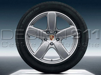 21' Cayenne Sport Classic GT Silver Metallic Jantes et pneus en alliage d'origine Porsche - 95804460276