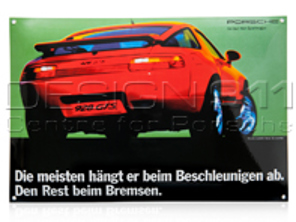 Enamel Plate Porsche Classic 928 GTS - PCG00092810