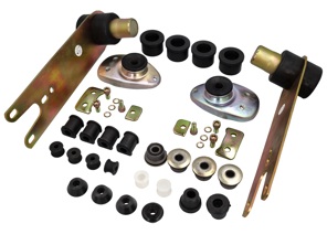 Suspension rebuild kit using standard shore bushes. Porsche 911 1970 - 1973 - 90133300309