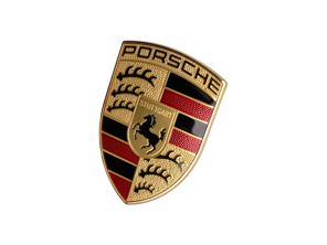 Bonnet badge. Porsche Boxster / Cayman / 993 / 996 / 997 / Panamera - 99755921100, 95855960102, 99755921101, 99155921100, 9P1853601