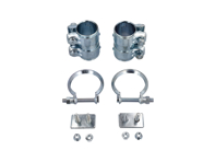 Kit de montaje para escape trasero Porsche 986 Boxster - 99611111001, 99611120900, 99611331101, 90038000501 - 94.210KIT, 94210KIT