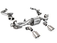 Milltek sports exhaust with gpf bypass and titanium trims. Porsche 718 Cayman GT4 4.0ltr