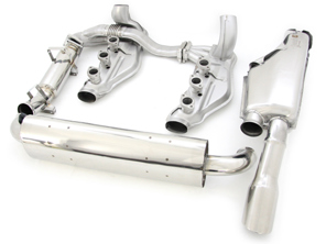 Full exhaust system for Porsche 964 in Stainless Steel - 96422092280S, 3606406401, 3606109641, 96421103905, 96421104004, 3606009401, 96411104205, 96411321316, 96411321315, 96411104504, 96411104502, 96411104605, 96421103932