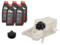 发动机冷却液膨胀水箱套件。适用于保时捷 996（1997-2000 年款）。 - 99610614753, 99610614754, 99610614755, 99610614756