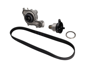 Kit di inserimento pompa acqua, cinghia e termostato Porsche 9YA Cayenne / 971 Panamera V6 Hybrid - 9A712101304, 9A712168800, 9A110655900, 0PB121688, 9A790313710, 9A712101303