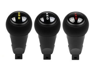 PDK-Wählhebel in schwarzem Leder – GT3/GT3 RS-Stil. Porsche 992/992 Turbo - 992798251