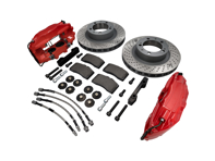 Kit de actualización de pinza y disco de freno 'Big Reds' delantero para Porsche 964 - 96535104300SEB, 96535104300, 96535104400SEB, 96535104400, 3604109302, 801600037, 3604209301, 99335194900BRE, 99335194900, 96535109600, 96535209601, SPR0800-4P, 99907340201 - FVD351964499ALU