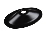 Seat belt shoulder mount cup (without plate), Rear, Black painted. Porsche 911/912 65-67 - 90150101899 - 1684001100, 590971-99