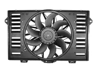 Conduit d'air du radiateur à eau avec ventilateur. Porsche 970 Panamera Turbo - 97010606153, 97010606155 - CFF553000P