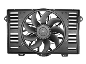 Condotto aria radiatore acqua con ventola. Porsche 970 Panamera Turbo - 97010606153, 97010606155 - CFF553000P