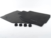 Floor Mats Set Porsche. Boxster 987 / Cayman / 997 LHD Cars SET OF 2 - 98755198408, 98704480001, 98755198404, 98704480108A43, 98704480118A43, 98704480108N43, 98704480108R43, 98704480108T23, 98704480108T43, 98704480108E23, 98704480108B23, 98704480108M23