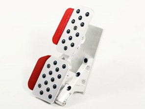 Jeu de pédales Rennline REV4 2PC Grip en caoutchouc. Voitures Porsche 981 / 991 / Panamera Tiptronic - A16.3P62, A163P62