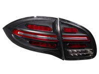 Clear Lens & Black Base Tail Light / Lamps Kit. Porsche Cayenne 958 2011-14 - 95804490026