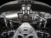 AWE SwitchPath™ exhaust system with Silver tips for Porsche 718 Boxster / Cayman - 3025-32020, 3025