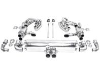CARGRAPHIC GT Sport Exhaust System Backdate With ID42 GT Manifold Set, With Heating, GT3 Look. Porsche 964 Carrera 2/4/RS - 96411104504, 96411104605, 96411104502, 96421103905, 96421103932, 96421104004