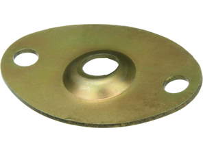 Plaque de tension extérieure pour le montage des phares antibrouillard. Porsche 911 74-83 - 91163106001 - URO-015696, 1695251500